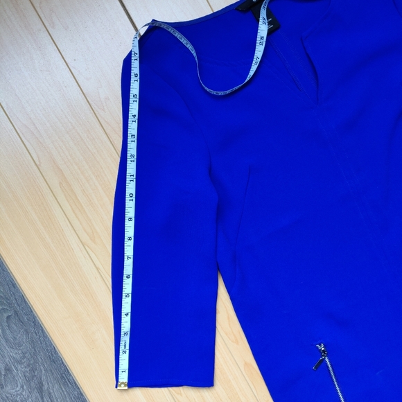 H&M Cobalt/Royal Blue Semi Formal Midi Dress - Picture 6 of 7